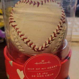 Hallmark MVP OF MY HEART Stitched BASEBALL